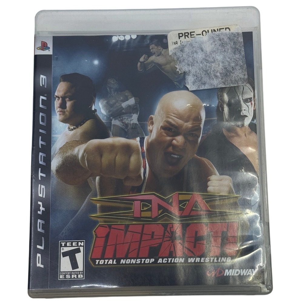 TNA iMPACT! Total Nonstop Action Wrestling Sony PlayStation 3 PS3 Midway 2008